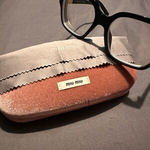 Miu Miu Eyeglasses & Case